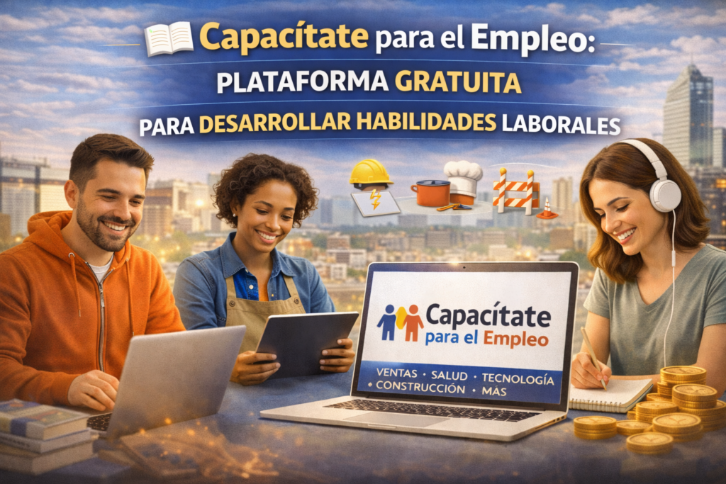 📖 Capacítate para el Empleo: Plataforma gratuita para desarrollar habilidades laborales